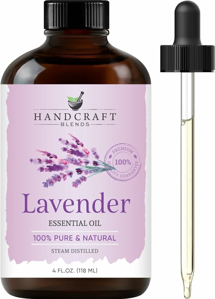 Handcraft Blends Lavender Essential Oil - Huge 4 Fl Oz - 100% Pure and Natural - Premium Grade with Glass Dropper