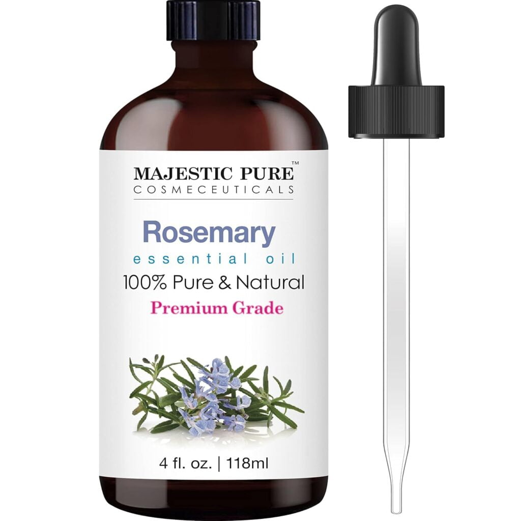 MAJESTIC PURE Lavender Essential Oil | 100% Pure and Natural Lavender Oil | Premium Grade Essential Oils for Hair Care, Home Diffusers, Skin, Aromatherapy, Massage and Humidifiers | 4 fl oz